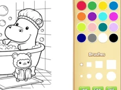 Spill Cozy Friends Coloring Book for Kids online