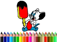 Spill Back To School: Mouse Coloring online