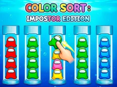 Spill Color Sort: Impostor Edition online