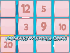 Spill Memory Game With Numbers online
