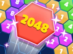 Spill Block Hexa Merge 2048 online