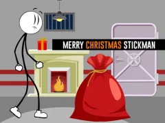 Spill Merry Christmas Stickman online