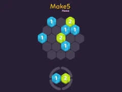 Spill Make 5 Hexa online