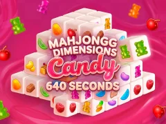 Spill Mahjongg Dimensions Candy 640 seconds online