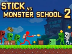 Spill Stick vs Monster School 2 online