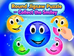 Spill Round jigsaw Puzzle - Collect the Smiley online