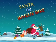Spill Santa On Wheelie Bike online