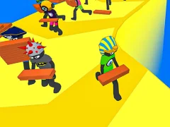 Spill Stickman Planks Fall online