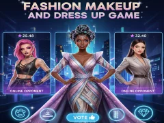 Spill Fashion Makeup And Dress Up Game online