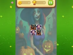 Spill Halloween Witch Memory Match online