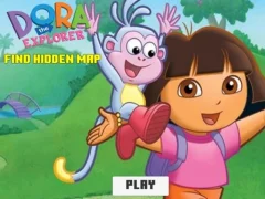 Spill Dora the Explorer: Find Hidden Map online