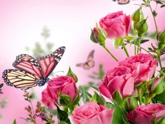 Spill Butterflies Puzzle online
