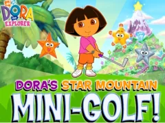 Spill Dora The explorer Dora's Star Mountain Mini-Golf online