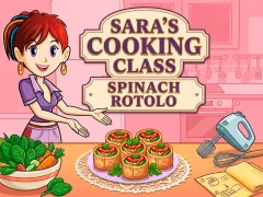 Spill Sara’s Cooking Class Spinach Rotolo online