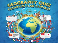 Spill Geography Quiz Countries Flag Capitals online