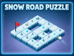 Spill Snow Road Puzzle online