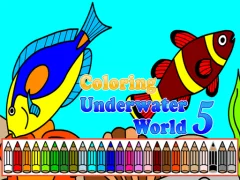 Spill Coloring Underwater World 5 online
