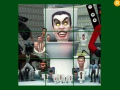 Spill Skibidi Toilet Sliding Puzzle online