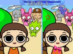 Spill Sprunki and Squid Game Difference online