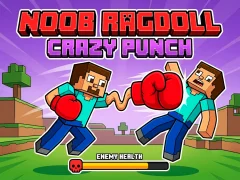 Spill Noob Ragdoll: Crazy Punch online