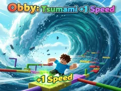Spill Obby: Tsunami +1 speed online
