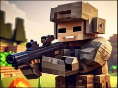 Spill Pixel Village Battle 3D.io online