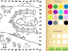 Spill Farming Coloring Book For Kids online