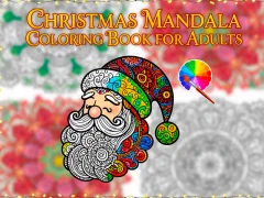 Spill Christmas Mandala Coloring Book for Adults online