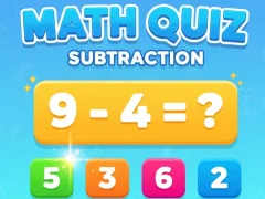 Spill Math Quiz - Subtraction online