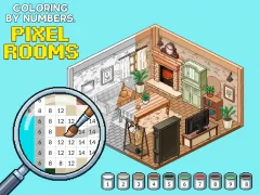 Spill Coloring by Numbers Pixel Rooms online