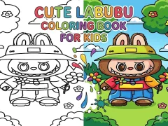 Spill Cute Labubu Coloring Book for Kids online