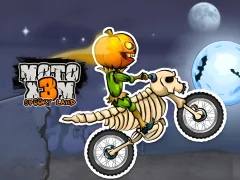 Spill Moto X3M Spooky Land online