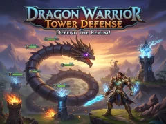 Spill Dragon Warrior Tower Defense online