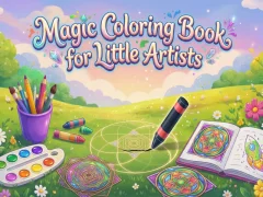 Spill Magic Coloring Book for Little Artists online