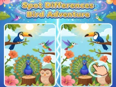Spill Spot Differences Bird Adventure online