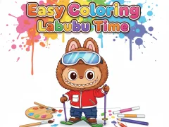 Spill Easy Coloring Labubu Time online