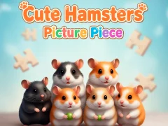 Spill Cute Hamsters Picture piece online