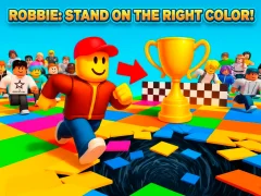 Spill Robbie: Stand on the Right Color! online