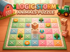 Spill Logic Storm: Animals Puzzle online