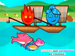 Spill FireBoy And WaterGirl Go Fishing online
