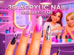 Spill 3D Acrylic Nail: Nail Art Game online