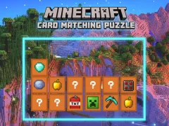 Spill Minecraft Card Matching Puzzle online
