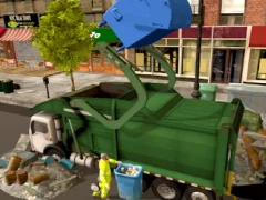 Spill Town Clean Garbage Truck online