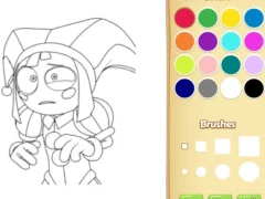 Spill Pomni Coloring Book For Kids online