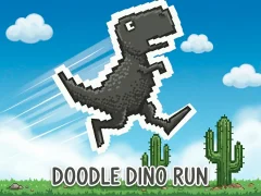 Spill Doodle Dino Run online
