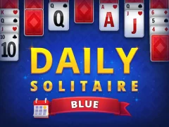 Spill Daily Solitaire Blue online