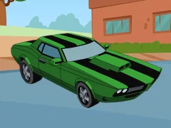 Spill Ben 10 Car Jigsaw online