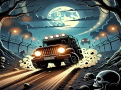 Spill Racing Car Destroying Zombie online
