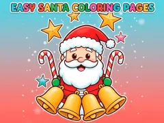 Spill Easy Santa Coloring Pages online