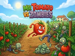 Spill Mr Tomato VS Zombies online